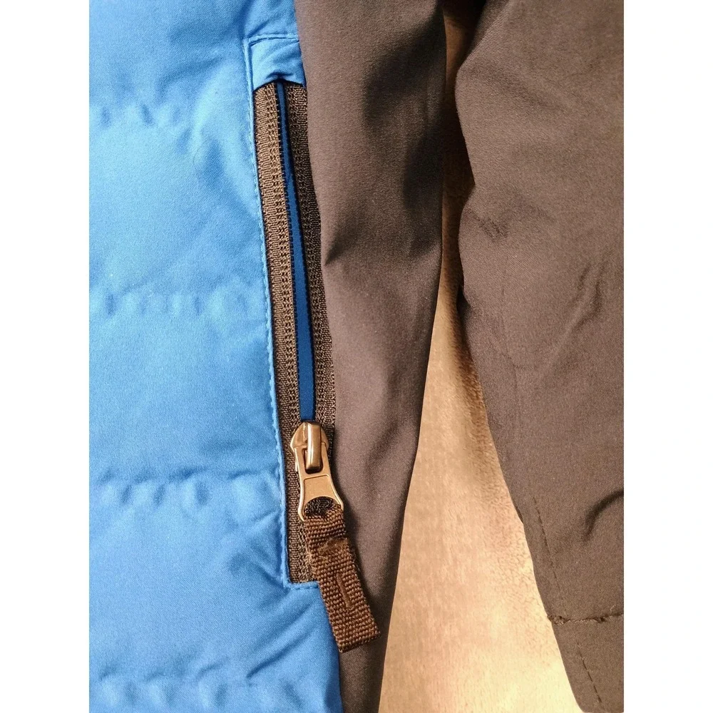 Gerry Jacket Kids XS 5/6 Blue Black‎ Hooded Puffer Full Zip Insulated Winter